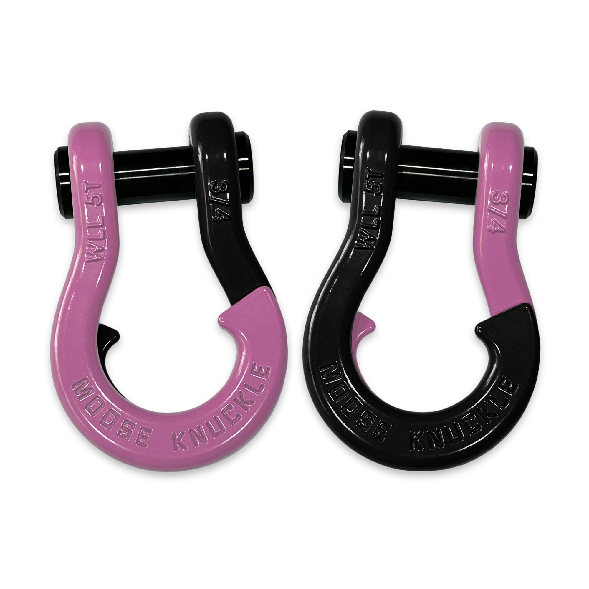 Jowl D-Ring Tow Recovery Shackle (Pretty Pink and Black Hole Combo)