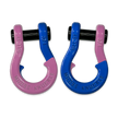 Jowl D-Ring Tow Recovery Shackle (Pretty Pink and Blue Balls Combo)