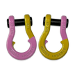 Jowl D-Ring Tow Recovery Shackle (Pretty Pink and Detonator Yellow Combo)