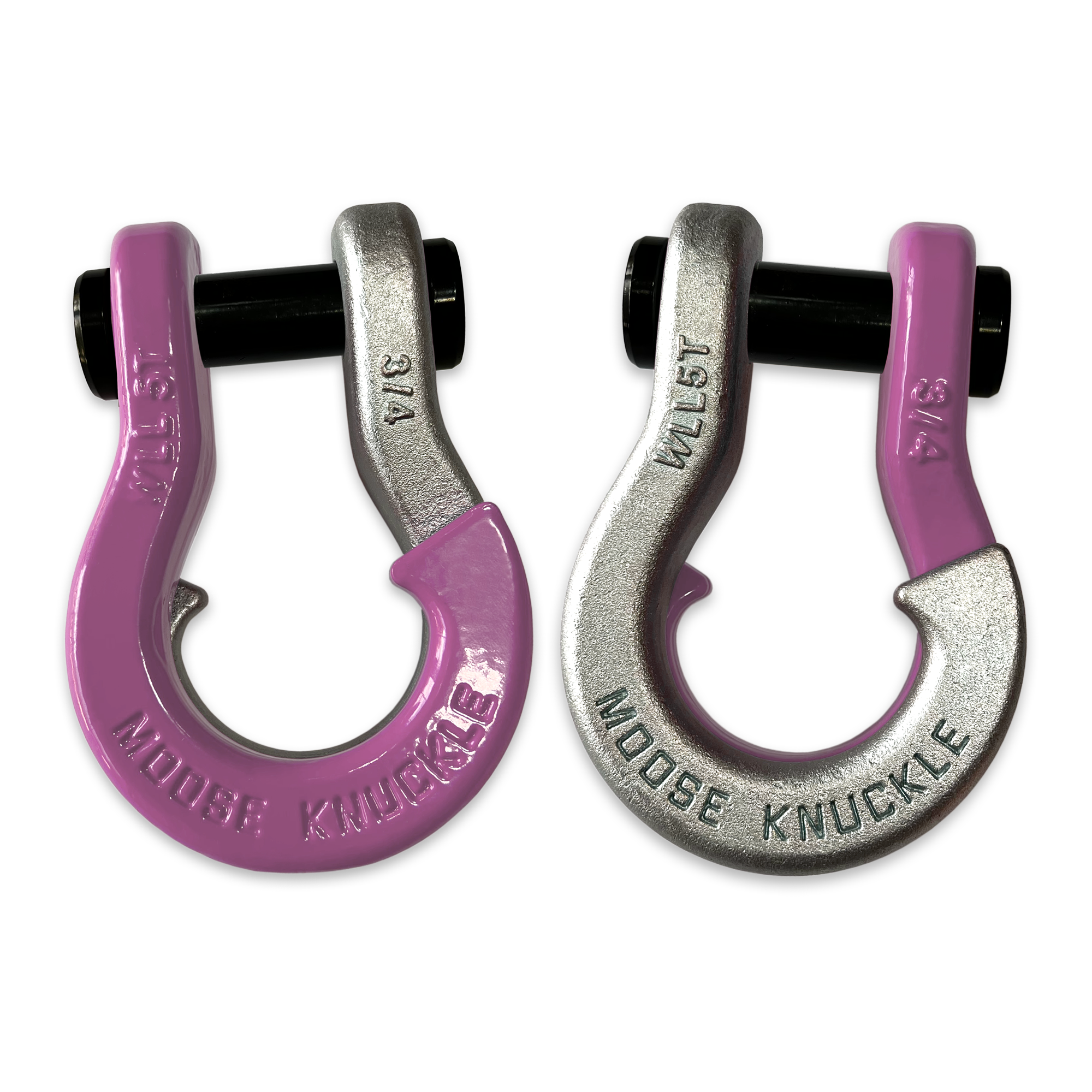 Jowl D-Ring Tow Recovery Shackle (Pretty Pink and Nice Gal Combo)