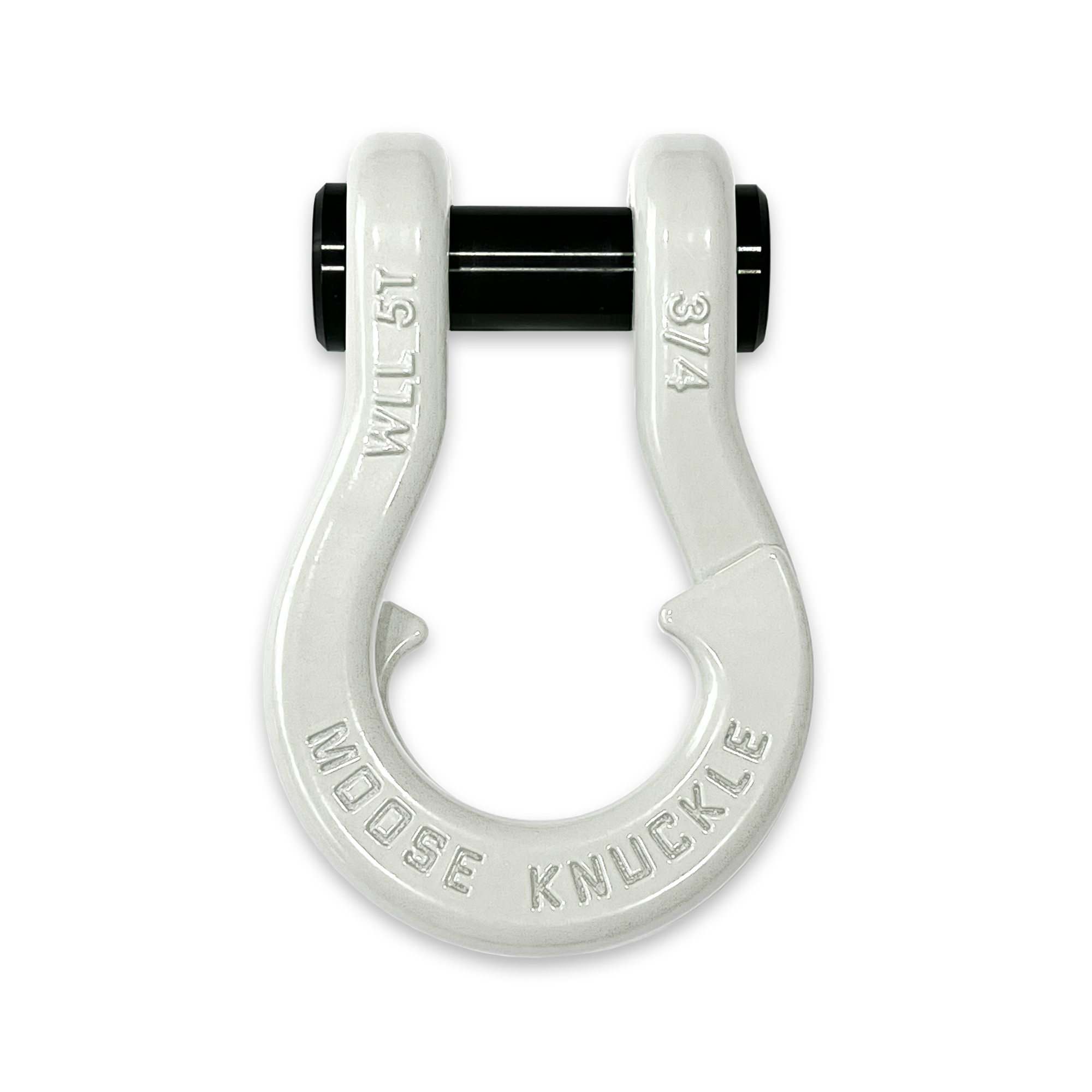 Jowl Recovery Split Shackle 3/4 (Pure White) Front