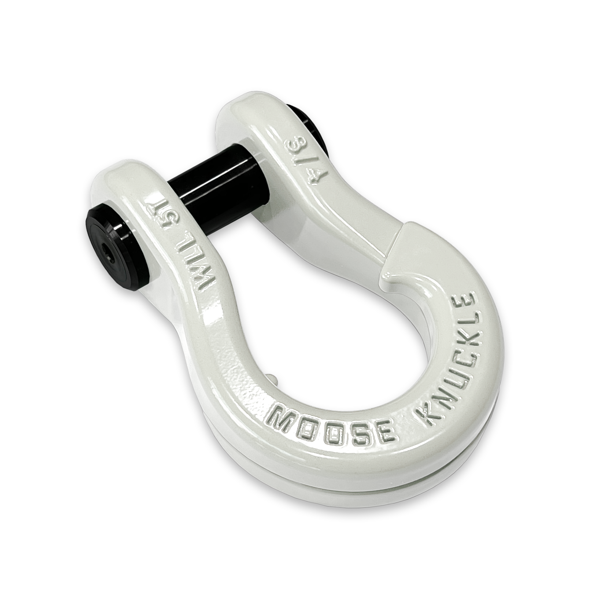 Jowl Recovery Split Shackle 3/4 (Pure White) Left