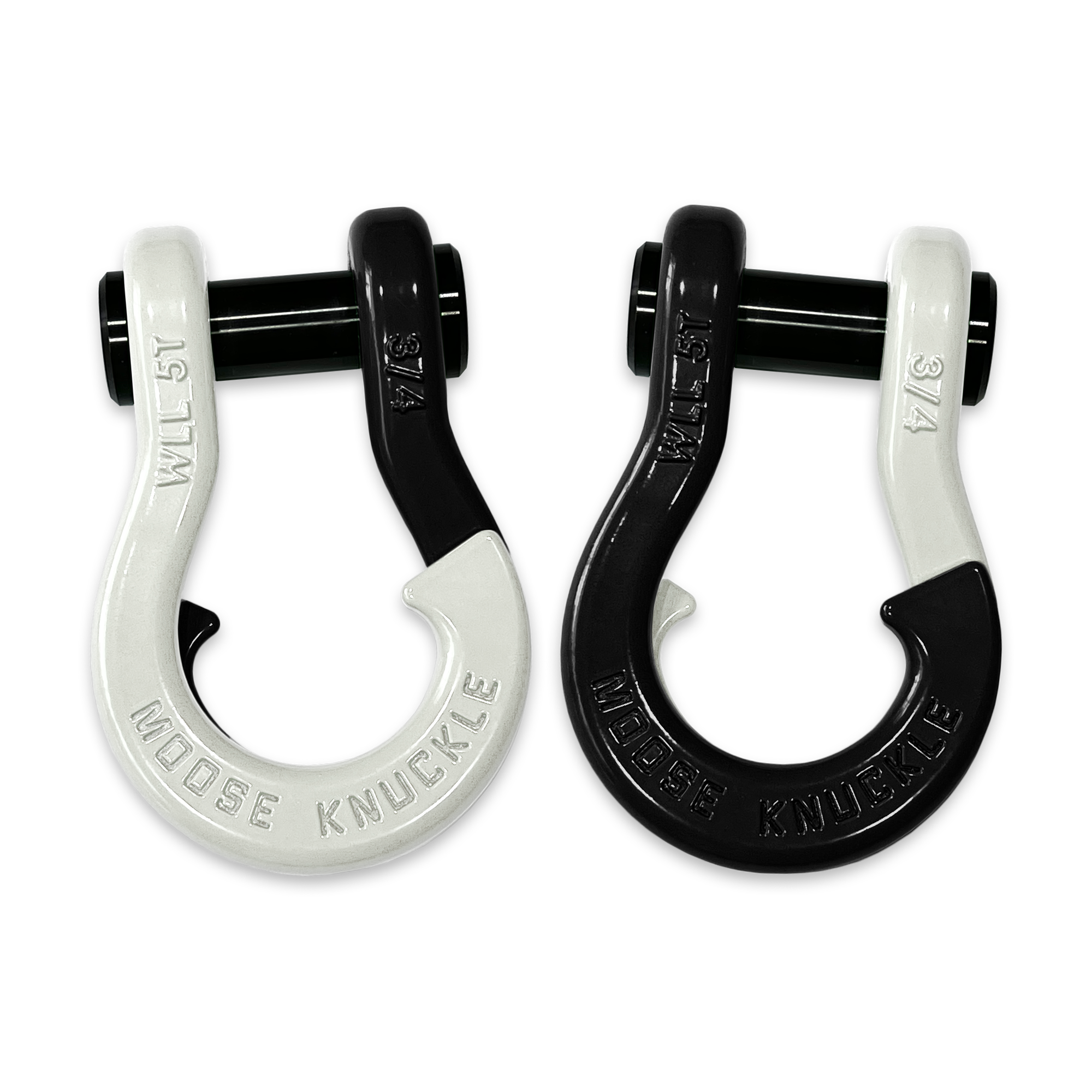 Jowl Recovery Split Shackle 3/4 (Pure White and Black Hole)