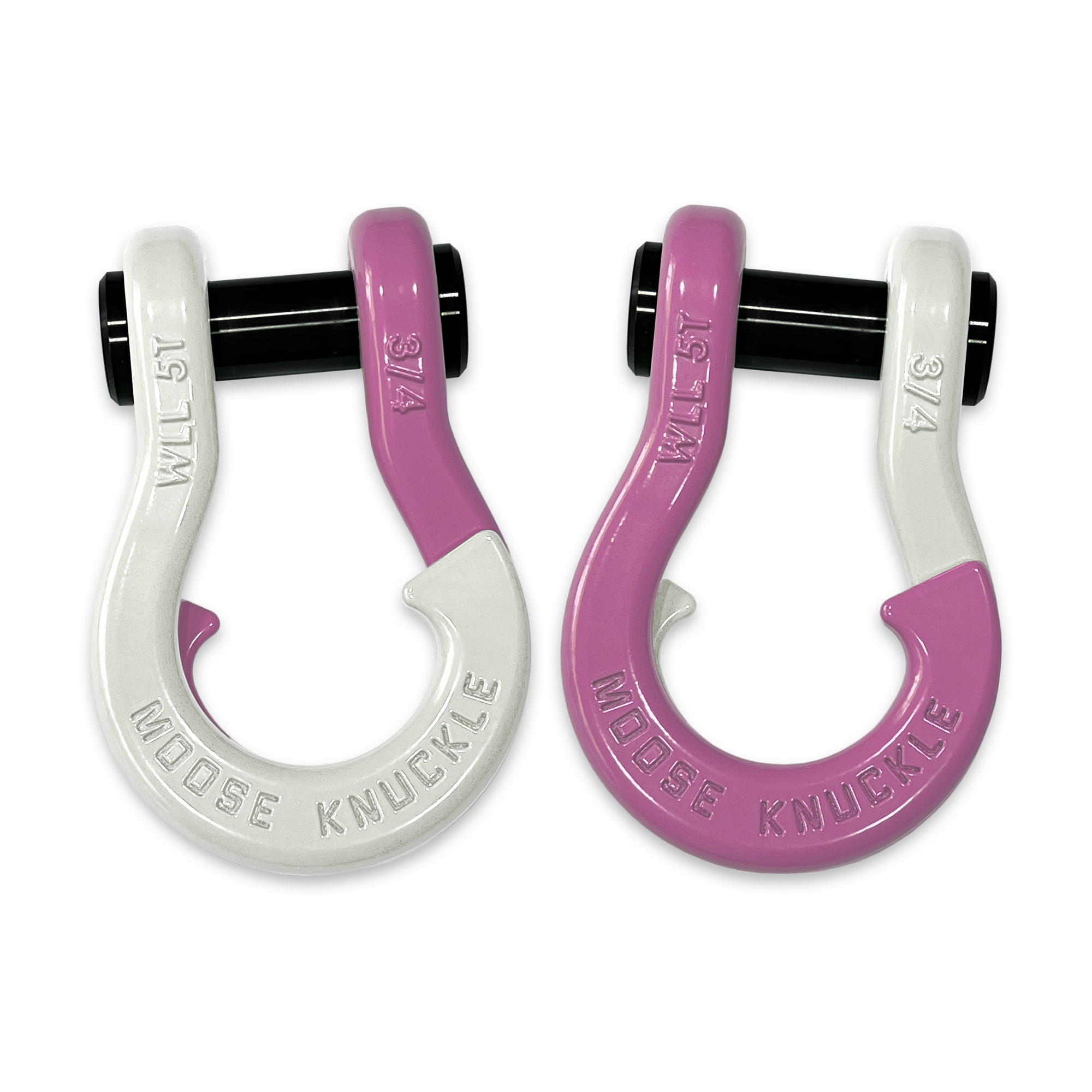 Jowl Recovery Split Shackle 3/4 (Pure White and Pretty Pink)
