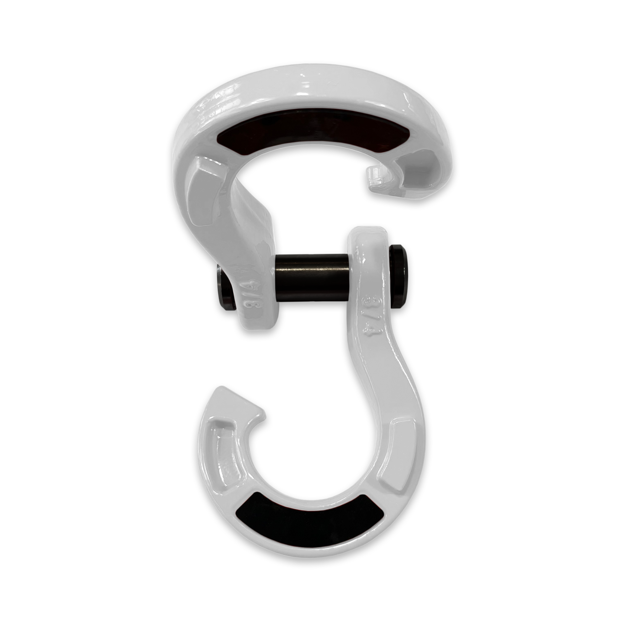Jowl Recovery Split Shackle 3/4 (Pure White) Front Open
