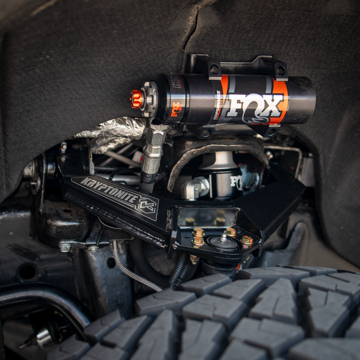 Kryptonite Death Grip Front Shock Reservoir Mount Kit for 2011-2026 Chevy/GMC 2500HD/3500