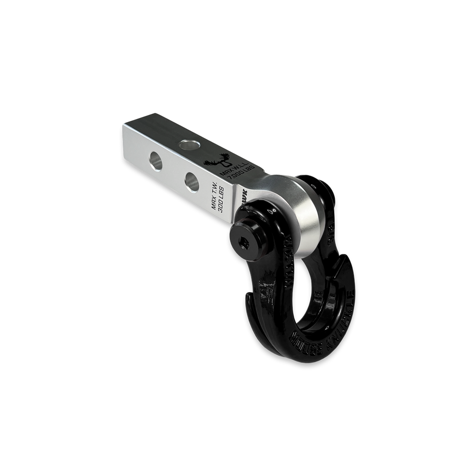Jowl 5/8 Split Shackle & 1.25 Receiver (Atomic Silver and Black Hole)