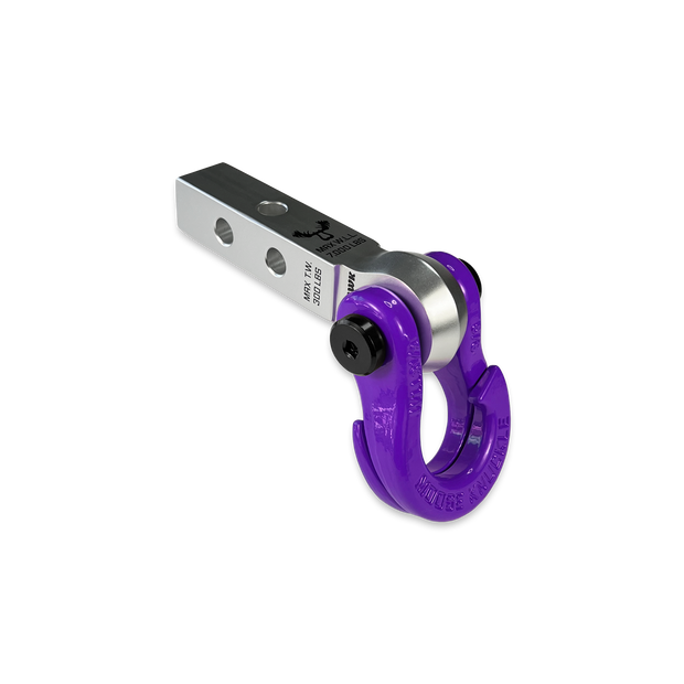Jowl 5/8 Split Shackle & 1.25 Receiver (Atomic Silver and Grape Escape)