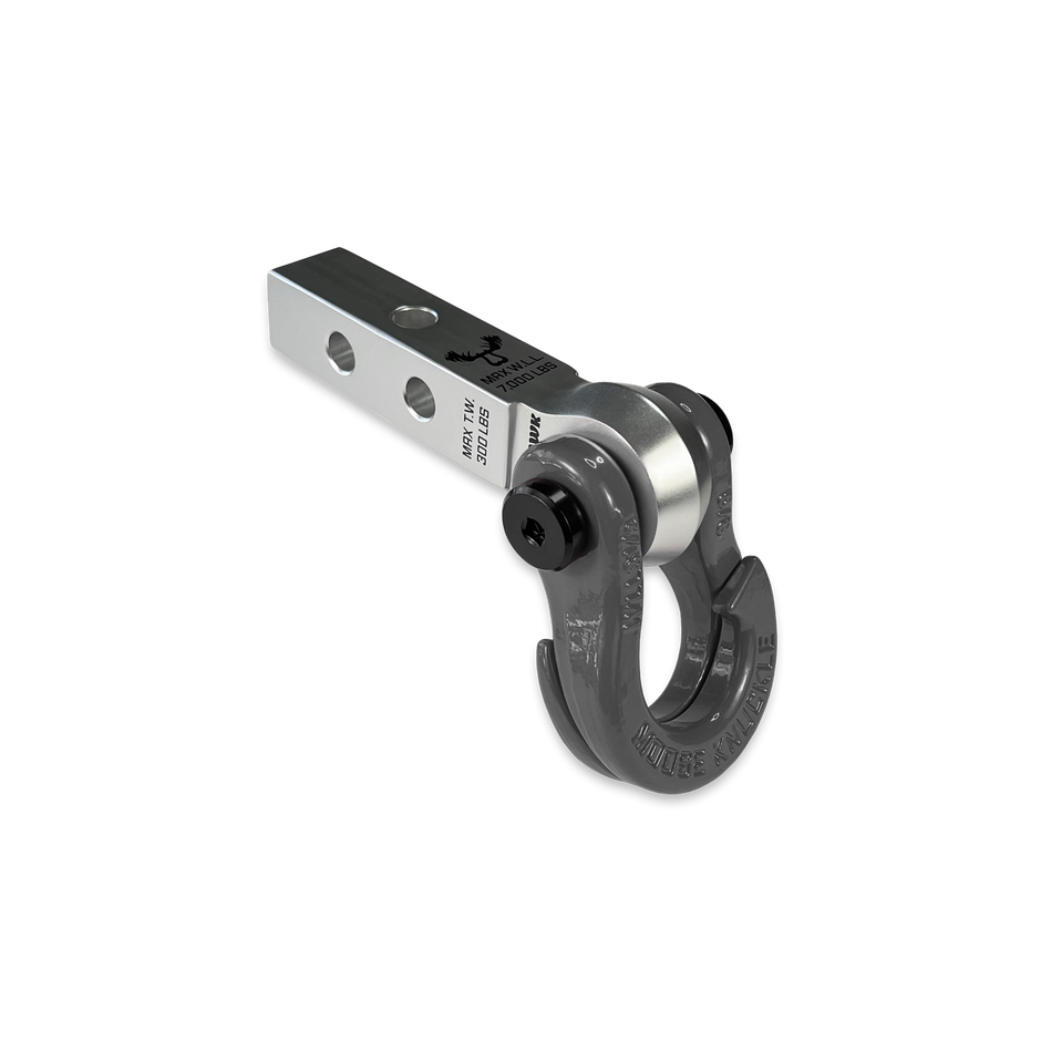 Jowl 5/8 Split Shackle & 1.25 Receiver (Atomic Silver and Gun Gray)