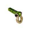 Jowl 5/8 Split Shackle & 1.25 Receiver (Bean Green and Brass Knuckle)