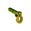 Jowl 5/8 Split Shackle & 1.25 Receiver (Bean Green and Detonator Yellow)