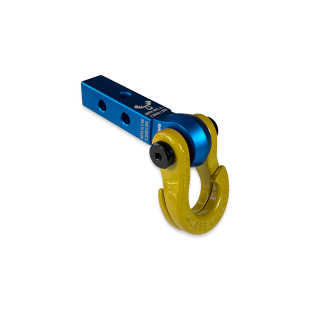 Jowl 5/8 Split Shackle & 1.25 Receiver (Blue Pill and Detonator Yellow)