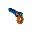 Jowl 5/8 Split Shackle & 1.25 Receiver (Blue Pill and Obscene Orange)