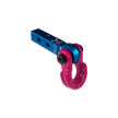 Jowl 5/8 Split Shackle & 1.25 Receiver (Blue Pill and Pogo Pink)