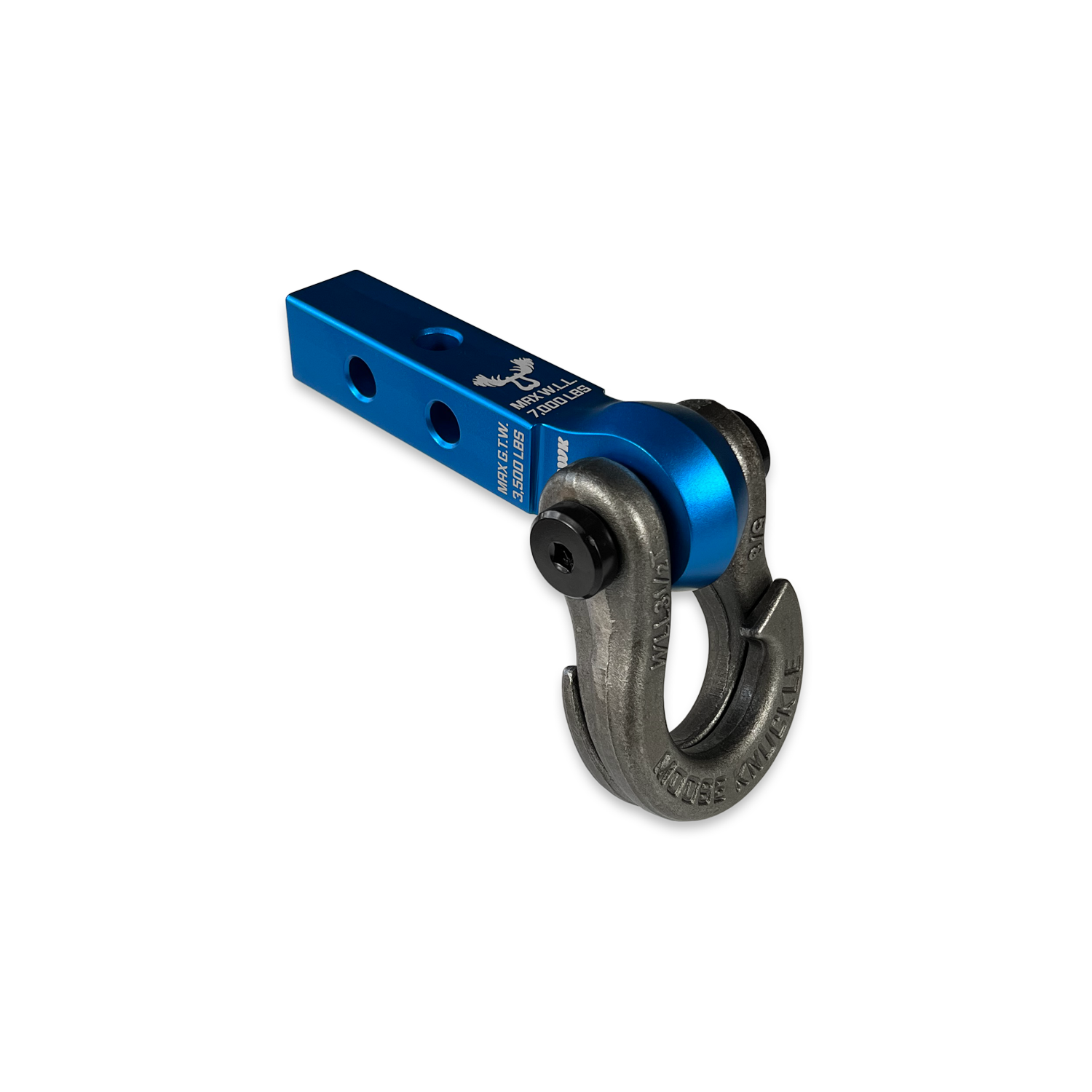 Jowl 5/8 Split Shackle & 1.25 Receiver (Blue Pill and Raw Dog)