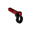 Jowl 5/8 Split Shackle & 1.25 Receiver (Red Rum and Black Hole) Left