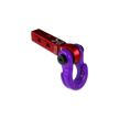 Jowl 5/8 Split Shackle & 1.25 Receiver (Red Rum and Grape Escape) Left