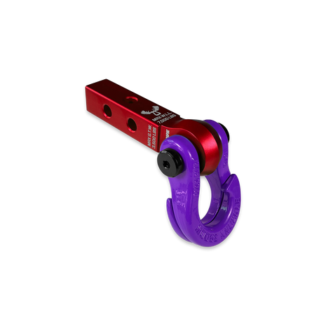 Jowl 5/8 Split Shackle & 1.25 Receiver (Red Rum and Grape Escape) Left