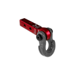Jowl 5/8 Split Shackle & 1.25 Receiver (Red Rum and Gun Gray) Left