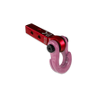 Jowl 5/8 Split Shackle & 1.25 Receiver (Red Rum and Pretty Pink) Left
