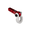 Jowl 5/8 Split Shackle & 1.25 Receiver (Red Rum and Pure White) Left
