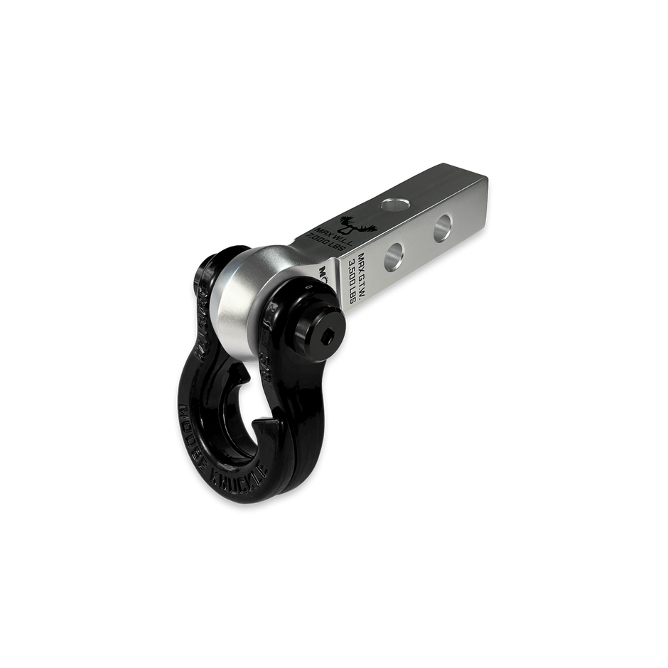 Jowl 5/8 Split Shackle & 1.25 Receiver (Atomic Silver and Black Hole)