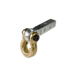 Jowl 5/8 Split Shackle & 1.25 Receiver (Atomic Silver and Brass Knuckle)