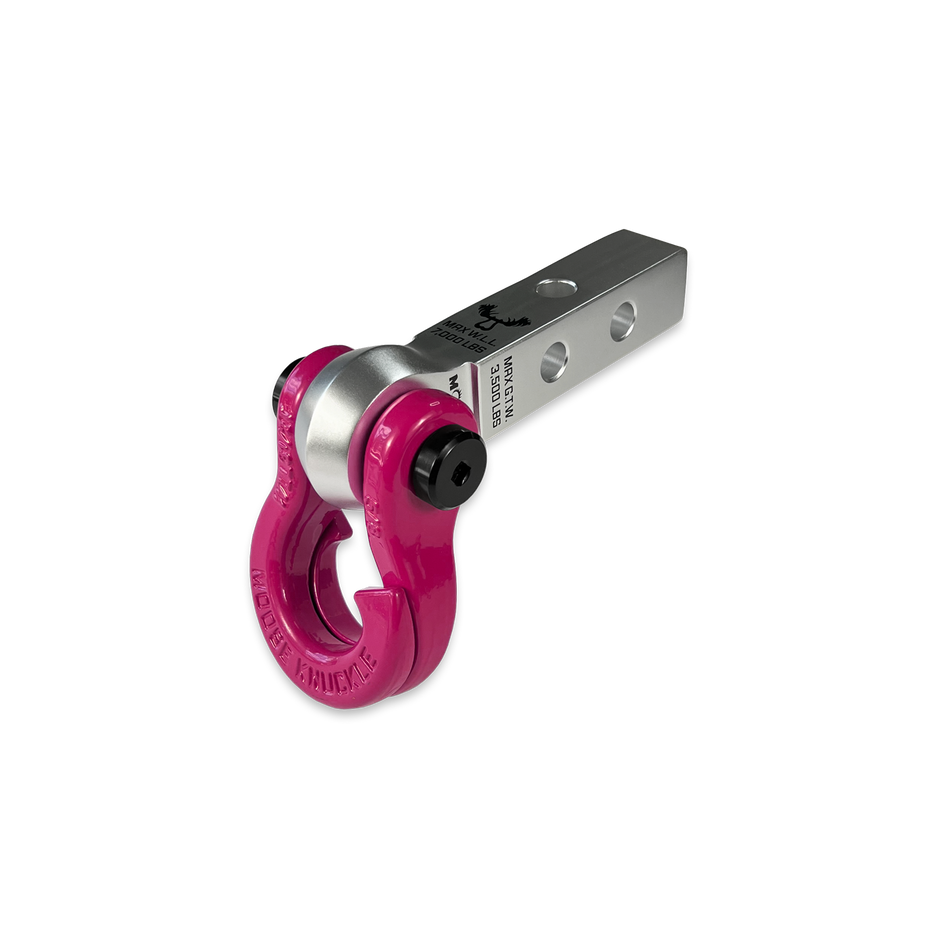 Jowl 5/8 Split Shackle & 1.25 Receiver (Atomic Silver and Pogo Pink)