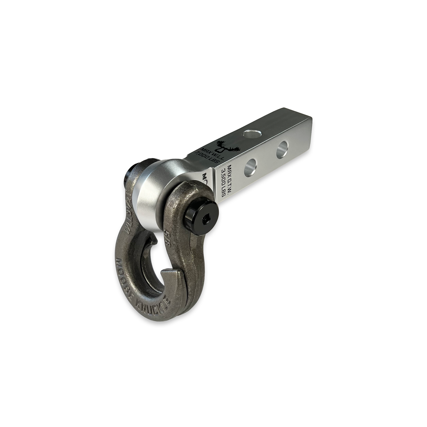 Jowl 5/8 Split Shackle & 1.25 Receiver (Atomic Silver and Raw Dog)