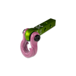 Jowl 5/8 Split Shackle & 1.25 Receiver (Bean Green and Pretty Pink)