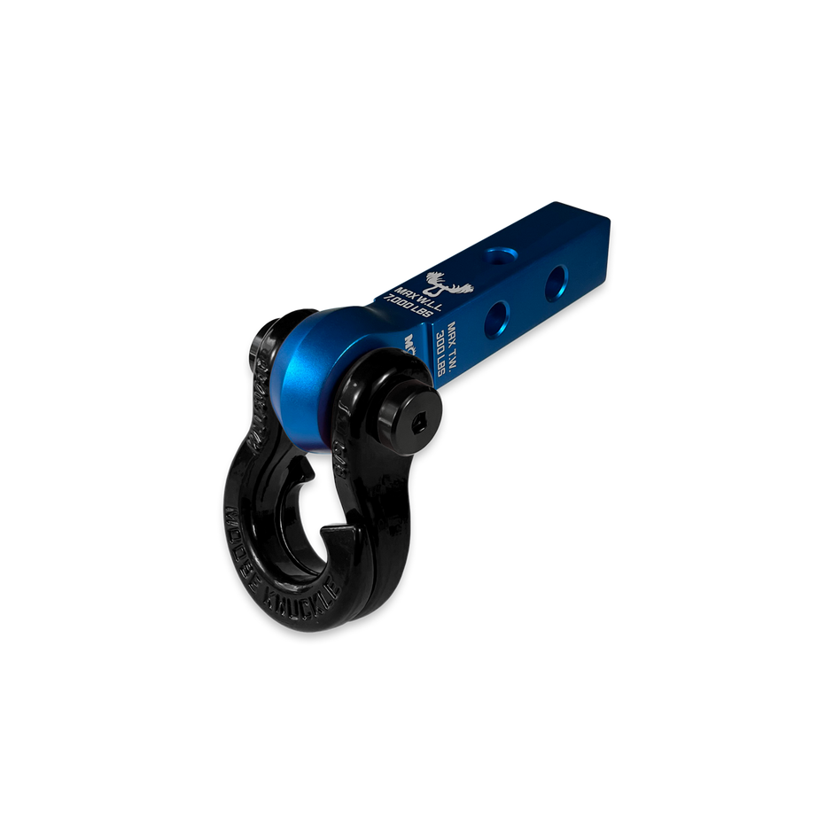 Jowl 5/8 Split Shackle & 1.25 Receiver (Blue Pill and Black Hole)