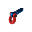 Jowl 5/8 Split Shackle & 1.25 Receiver (Blue Pill and Flame Red)