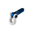 Jowl 5/8 Split Shackle & 1.25 Receiver (Blue Pill and Pure White)