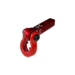 Jowl 5/8 Split Shackle & 1.25 Receiver (Red Rum and Flame Red) Right