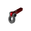 Jowl 5/8 Split Shackle & 1.25 Receiver (Red Rum and Gun Gray) Right