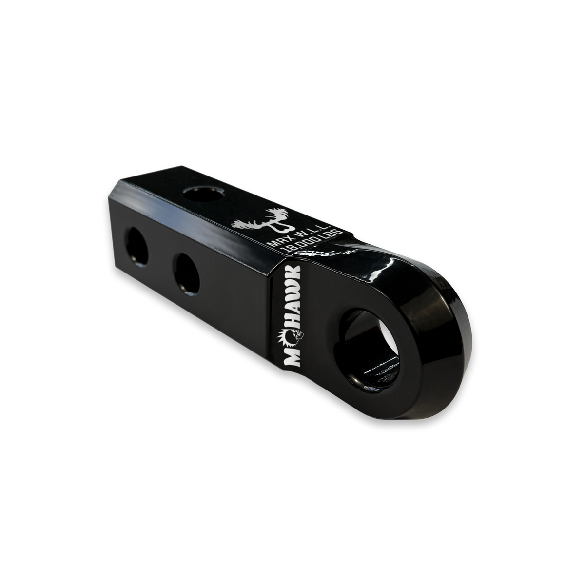 Moose Knuckle Mohawk Heavy Metal Receiver 2.0 x 7/8 Black Hole