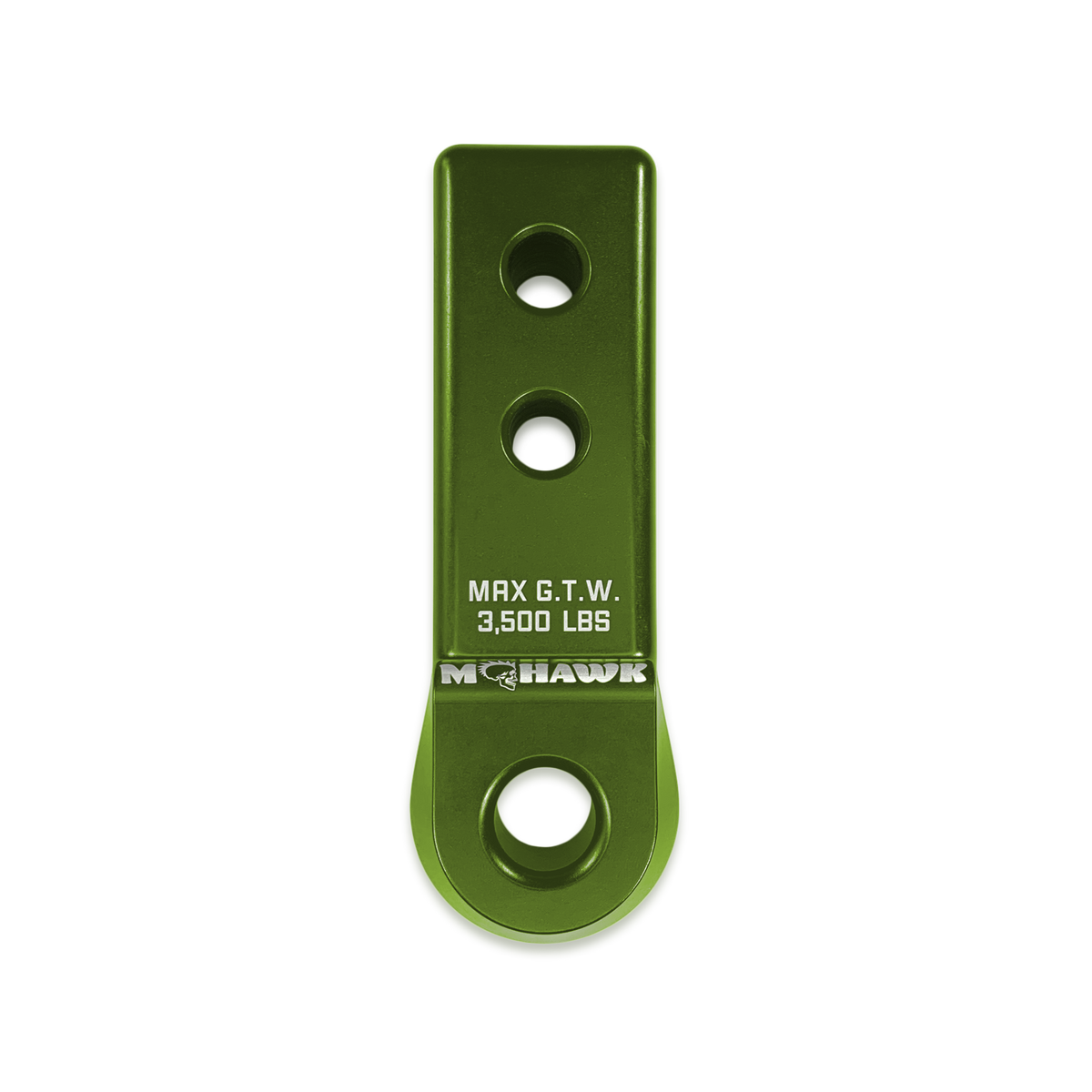 Bean Green Moose Knuckle Offroad Heavy Duty Off-Road Mohawk 2.0 Bow Shackle Receiver for Soft Shackles, 3/4