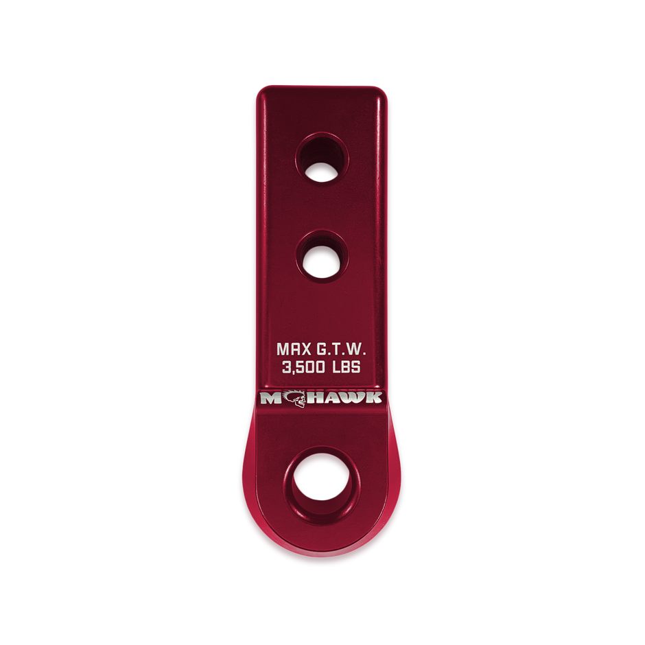 Red Rum Moose Knuckle Offroad Heavy Duty Off-Road Mohawk 2.0 Bow Shackle Receiver for Soft Shackles, 3/4