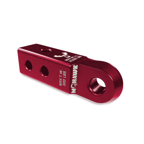 Red Rum Moose Knuckle Offroad Mohawk 2.0 Shackle Receiver for Soft Shackles and Closed Loop Vehicle Recovery Hitch