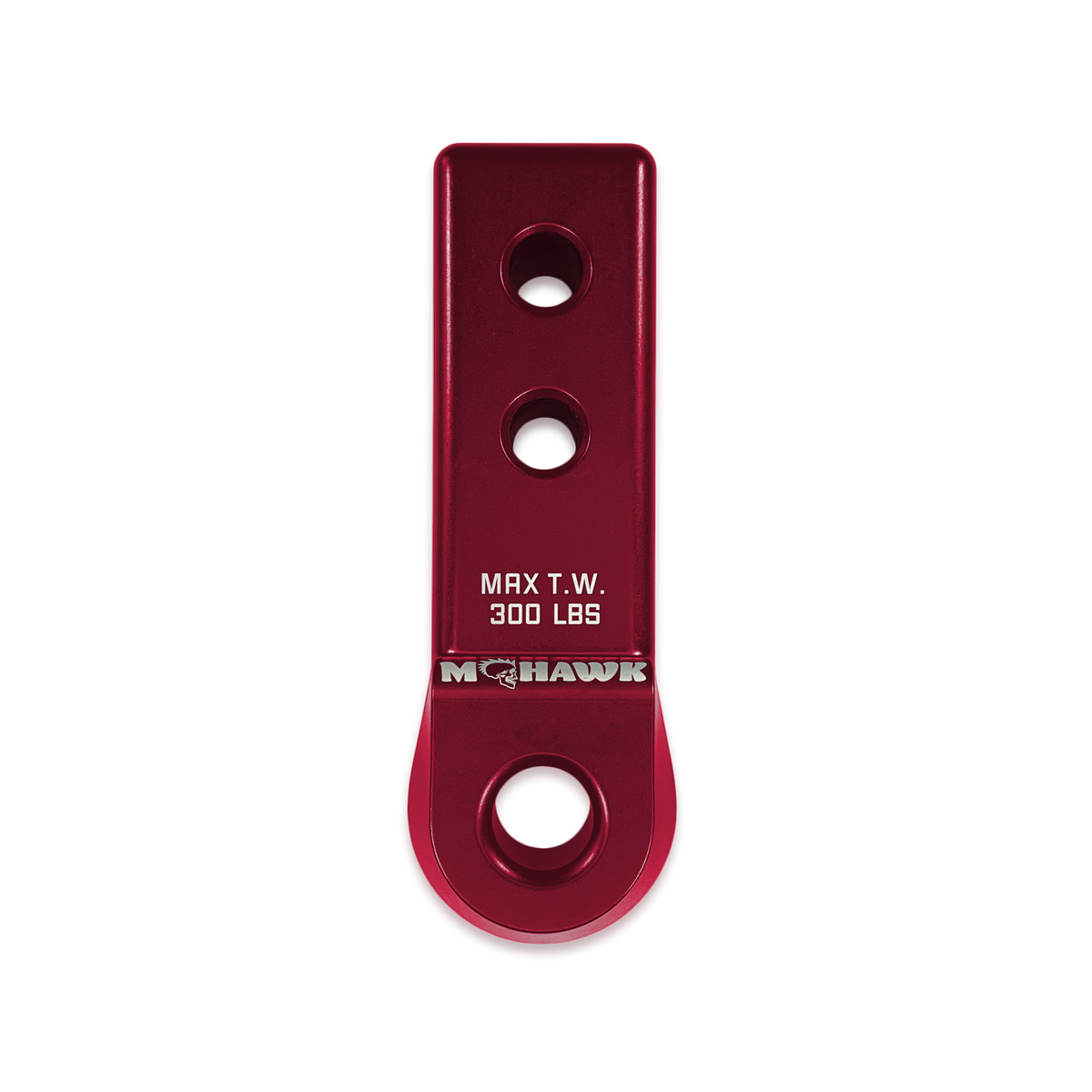Red Rum Moose Knuckle Offroad Mohawk 2.0 D Ring Shackle Receiver for Soft Shackles, 3/4