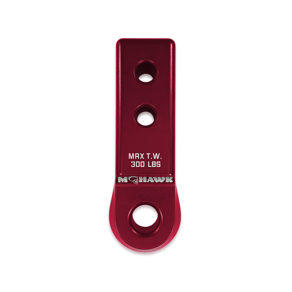 Red Rum Moose Knuckle Offroad Mohawk 2.0 D Ring Shackle Receiver for Soft Shackles, 3/4