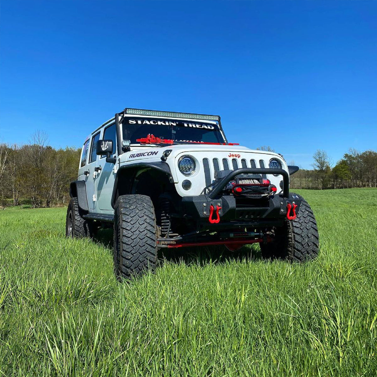Red Jeep Shackles Wrangler JK