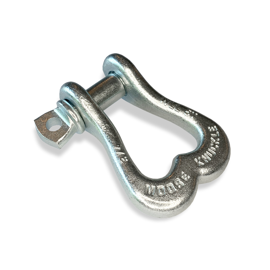 Moose Knuckle XL Nice Gal Galvanized Bow D-Ring 3/4" Shackle for Off-Road Closed Loop 4x4 and SxS Vehicle Recovery
