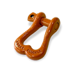 Moose Knuckle XL Obscene Orange Powder Coated Colored Shackle for Tow Straps, Off Roading and Truck Nuts Vehicle Recovery