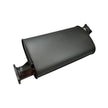 Redback Extreme Duty Straight Piped Muffler (Offset/Offset, 5in Round) - XM00073-ST