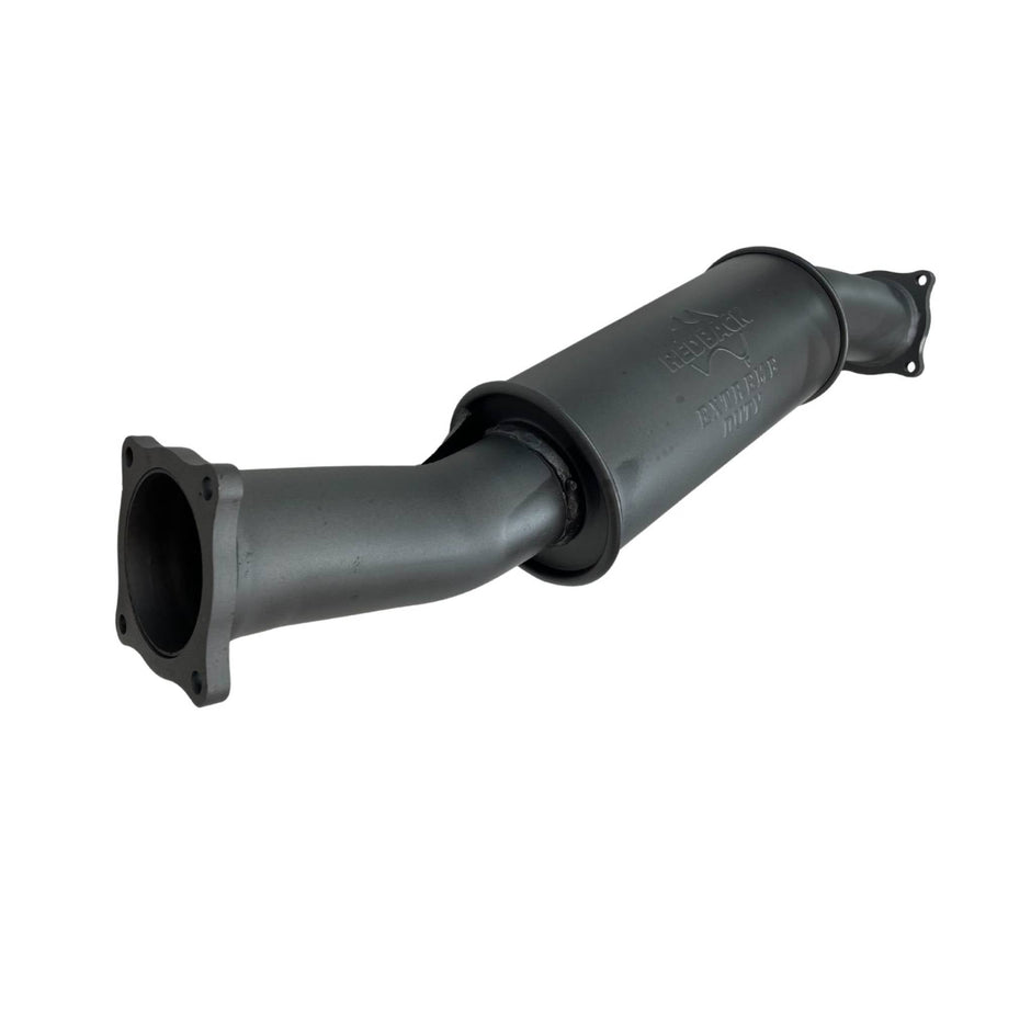 Redback Extreme Duty Straight Piped Resonator (Offset/Offset,) - XR00173-ST