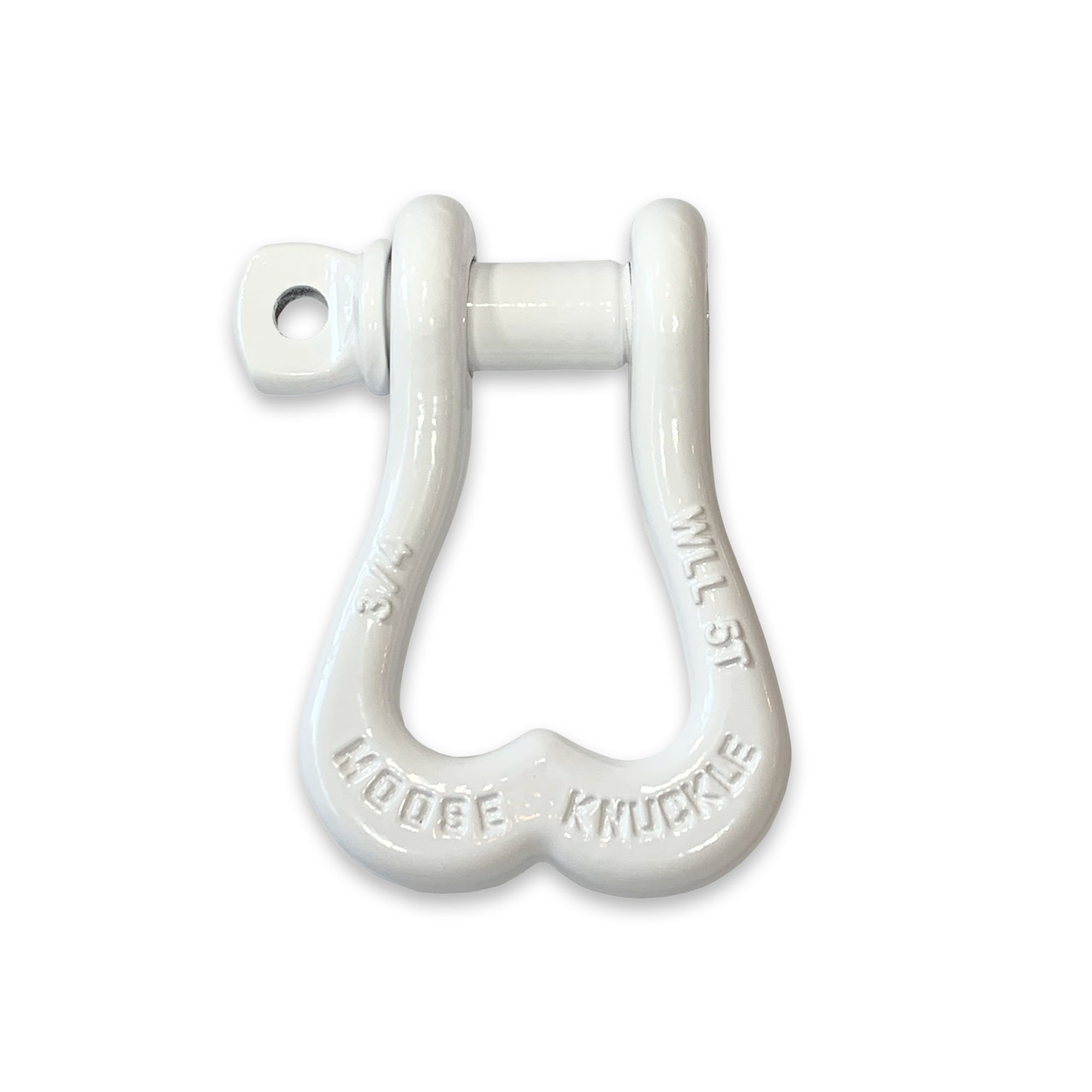 Moose Knuckle XL Pure White D-Ring 3/4