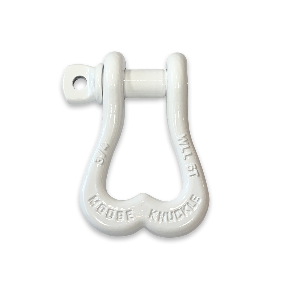 Moose Knuckle XL Pure White D-Ring 3/4