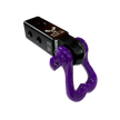 Moose Knuckle Offroad XL Grape Escape Purple D-Ring Shackle and Black Lung Mohawk 2.0 Shackle Receiver Combo for off-roading vehicle recovery and towing.