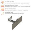 Tough Toys Universal 4WD & Caravan Rear License Plate Relocation Bracket